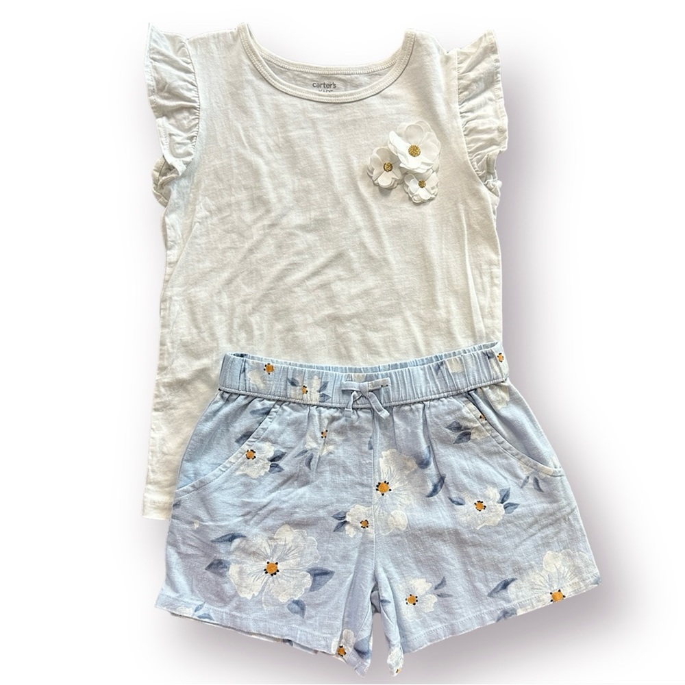 Carters Floral Outfit